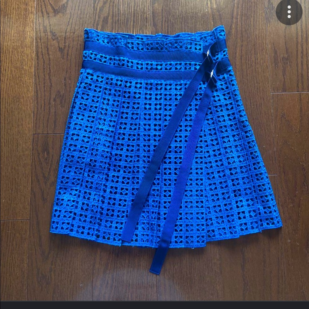 Brand New! SACAI  LUCK blue mini skirt